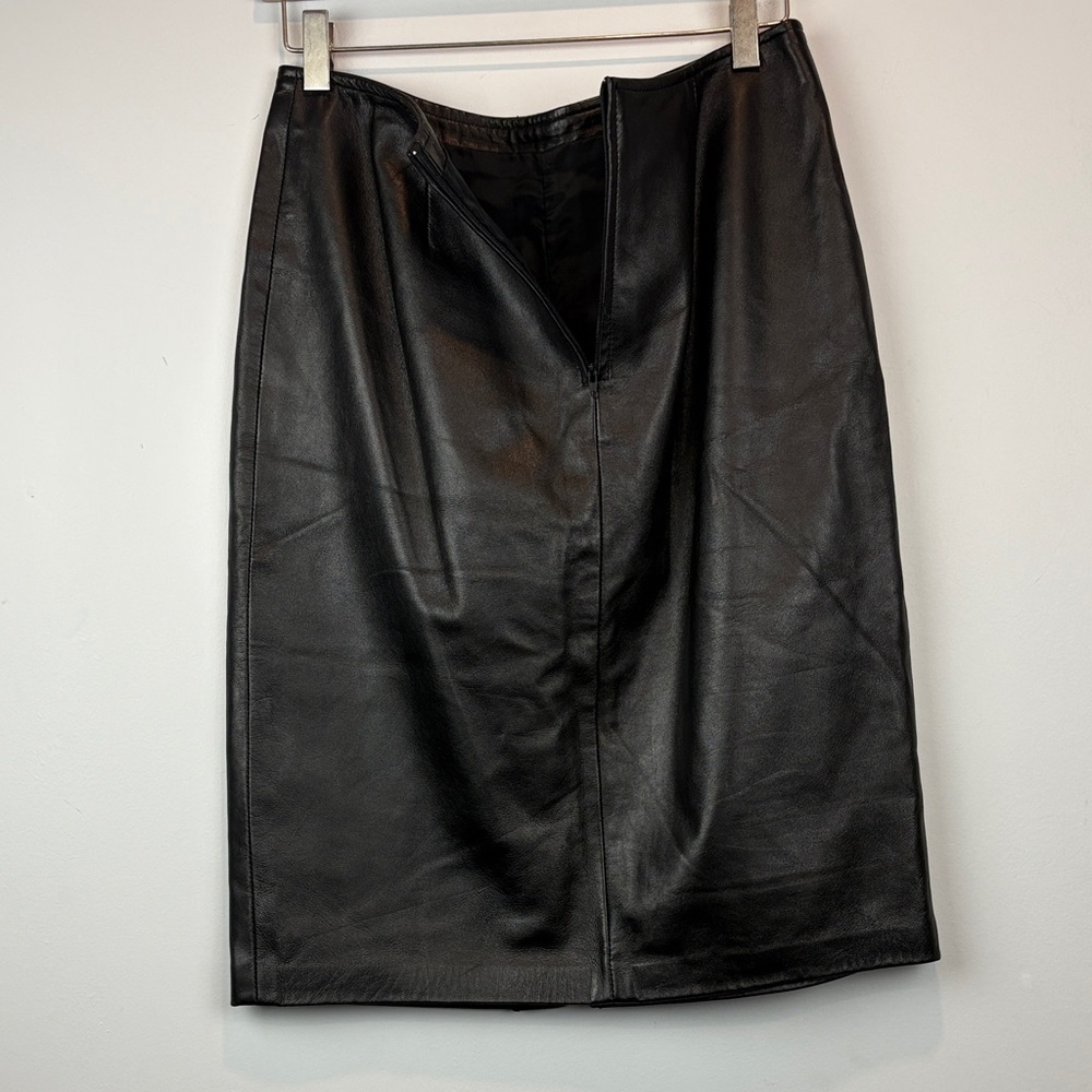 Danier Midnight Black Pencil Skirt - Picture 3 of 9